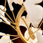 Ceramic Ginkgo Petal Branches-Shaped Chandelier(Round)-Meet Lighting