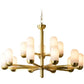 Alabaster Brass Chandelier Living Dining Lighting    Chandelier [product_tags] Fabtiko