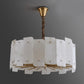 Alabaster Brass Dining Room Round Chandelier    Chandelier [product_tags] Fabtiko