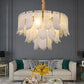 Alabaster Brass Multi-Layer Chandelier Lamp 3 Layer   Chandelier [product_tags] Fabtiko