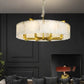 Alabaster Brass Round Chandelier Lighting    Chandelier [product_tags] Fabtiko