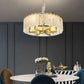 Alabaster Brass Round Chandelier Lighting    Chandelier [product_tags] Fabtiko