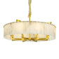 Alabaster Brass Round Chandelier Lighting 31.49"D*11.81"H   Chandelier [product_tags] Fabtiko