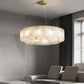 Alabaster Brass Round Living Room Chandelier Lighting 31.49"D*8.66"H   Chandelier [product_tags] Fabtiko