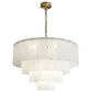 Alabaster Multi-Layer Modern Round Chandelier 31"    Chandelier [product_tags] Fabtiko