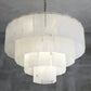 Alabaster Multi-Layer Modern Round Chandelier 31"    Chandelier [product_tags] Fabtiko