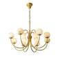 Alabaster Radial Chandelier Lighting    Chandelier [product_tags] Fabtiko