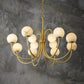 Alabaster Radial Chandelier Lighting    Chandelier [product_tags] Fabtiko