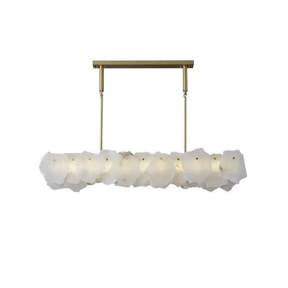 Nasile Alabaster Linear Chandelier (Rod) L39.4"XH31.5"   Chandelier [product_tags] Fabtiko