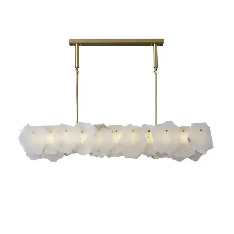 Nasile Alabaster Linear Chandelier (Rod) L47.2"XH31.5"   Chandelier [product_tags] Fabtiko