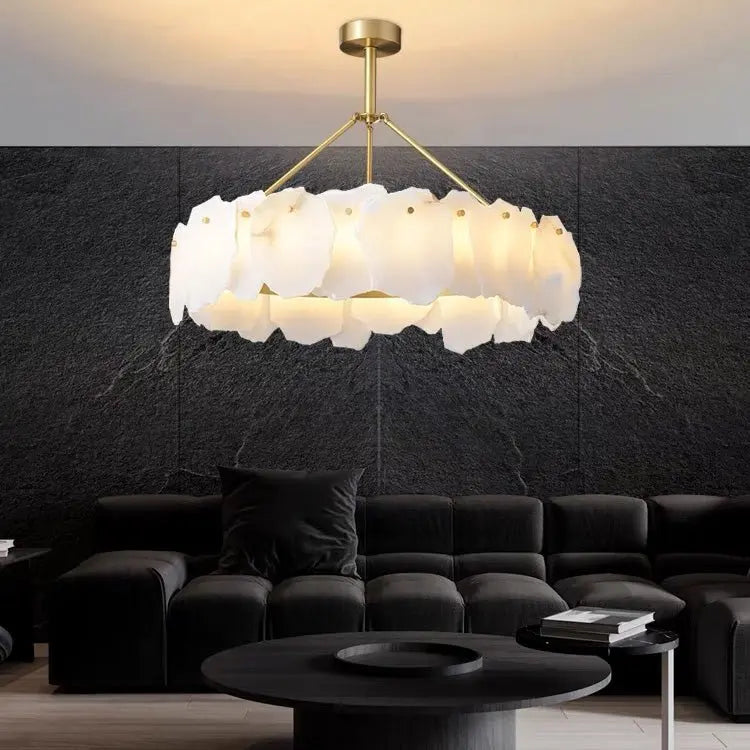 Nasile Alabaster Round Chandelier    Chandelier [product_tags] Fabtiko