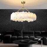 Nasile Alabaster Round Chandelier    Chandelier [product_tags] Fabtiko