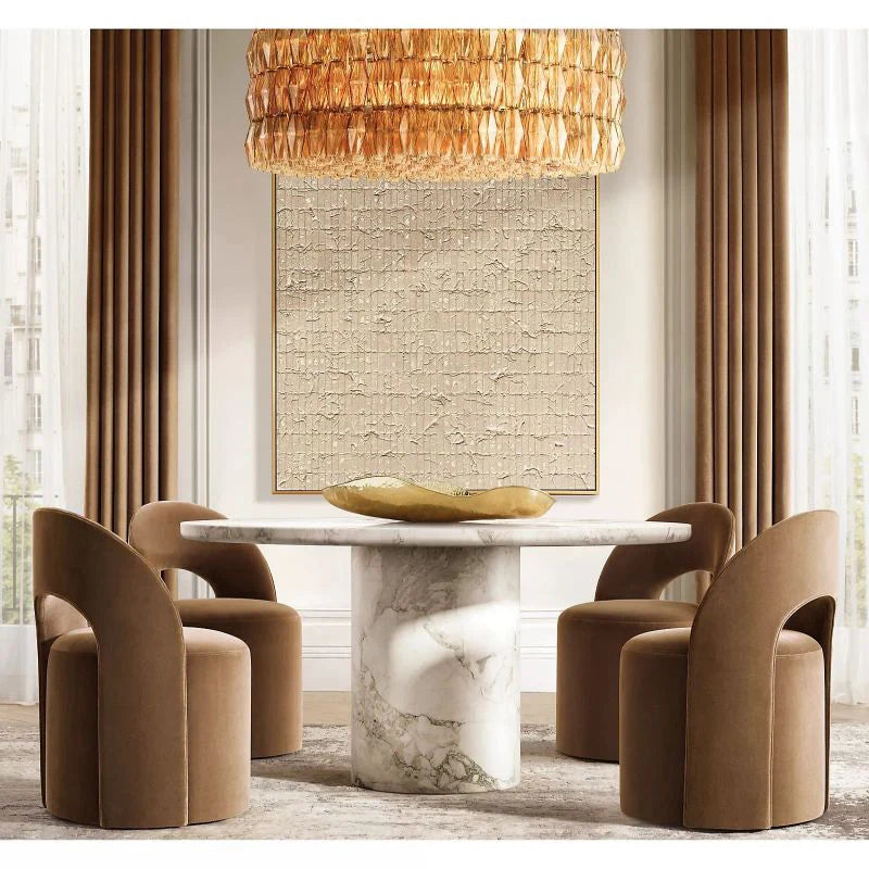 Chiaray Glass Round Chandelier 61"