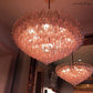 Chara Glass Rectangular Chandelier 74"-Meet Lighting