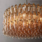 Chara Glass Round Chandelier 37"-Meet Lighting