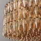 Chara Glass Round Chandelier 47"-Meet Lighting