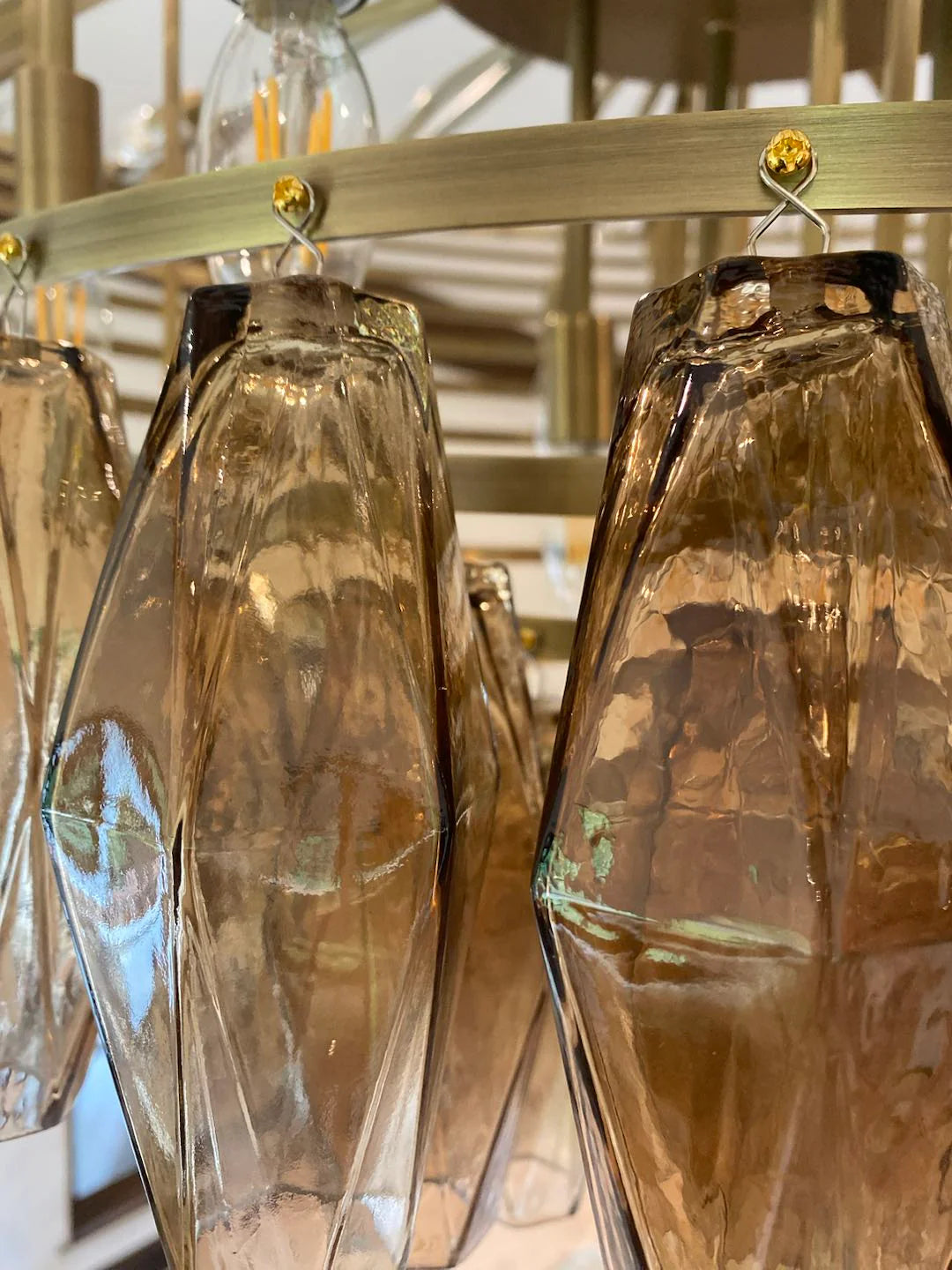 Chiaray Glass Multi-Tier Round Chandelier 61"