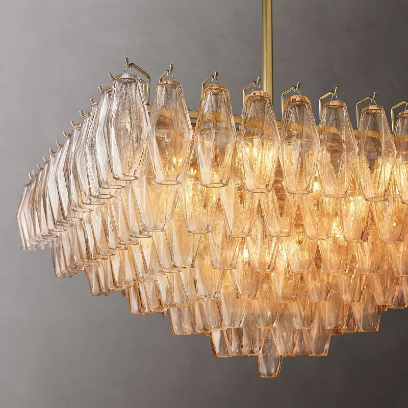 Chara Glass Square Chandelier 32" chandeliers for dining room,chandeliers for stairways,chandeliers for foyer,chandeliers for bedrooms,chandeliers for kitchen,chandeliers for living room Rbrights   