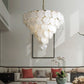 Charlene Marble Multi-Tier Round Chandelier-Meet Lighting