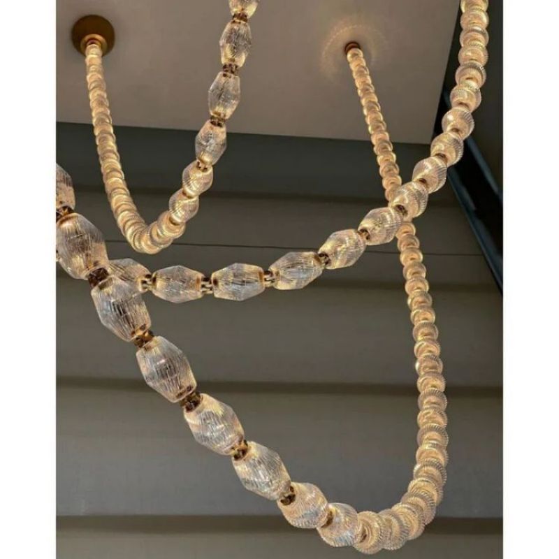 Charm Necklace Chandelier-MEET LIGHTING
