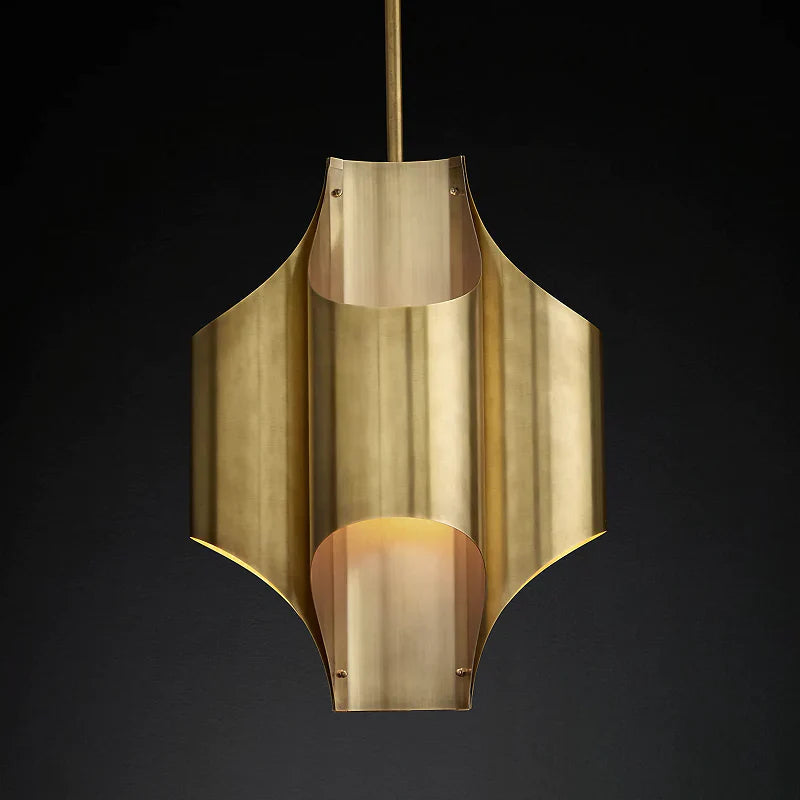 Chasel Brass Pendant-Meet Lighting