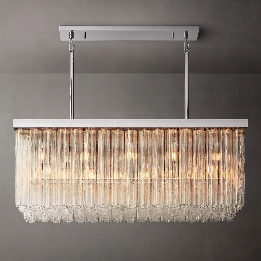 Chelo Rectangle Chandelier-Meet Lighting