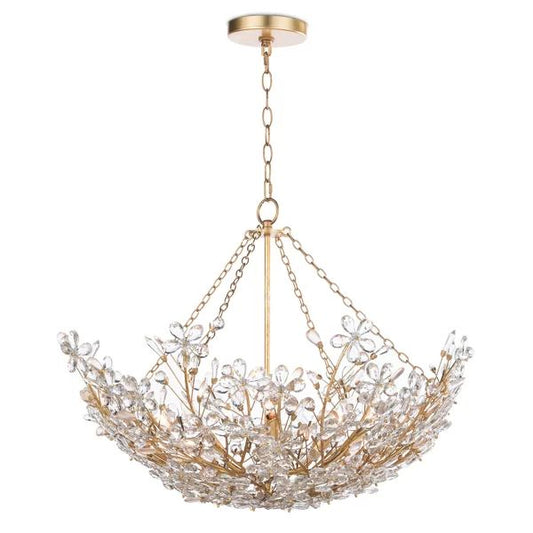 Cherish 12 Lights Round Chandelier-Meet Lighting