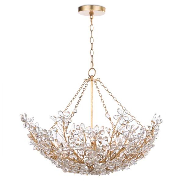 Cherish 6 Lights Round Chandelier-Meet Lighting