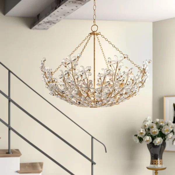 Cherish 6 Lights Round Chandelier-MEET LIGHTING