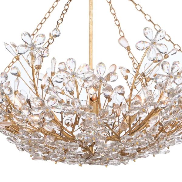 Cherish 6 Lights Round Chandelier-Meet Lighting