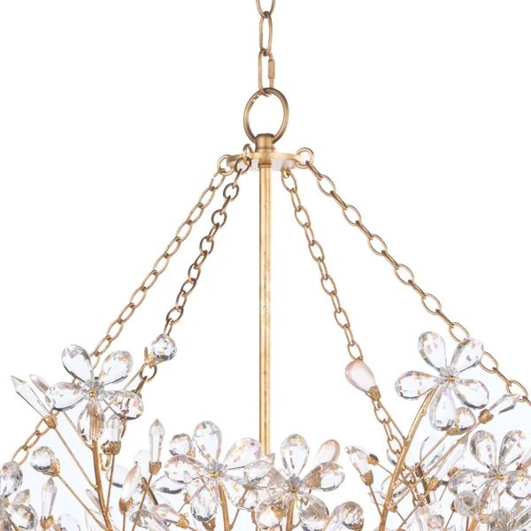 Cherish 6 Lights Round Chandelier-Meet Lighting