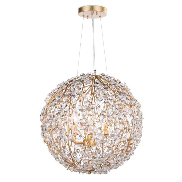 Cherish 6 Lights Spherical Chandelier 20"D-MEET LIGHTING