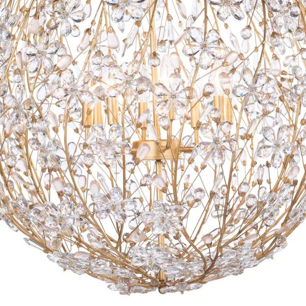 Cherish 8 Lights Spherical Chandelier 30"D-Meet Lighting