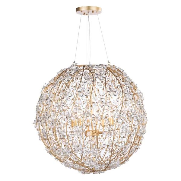 Cherish 8 Lights Spherical Chandelier 30"D-Meet Lighting