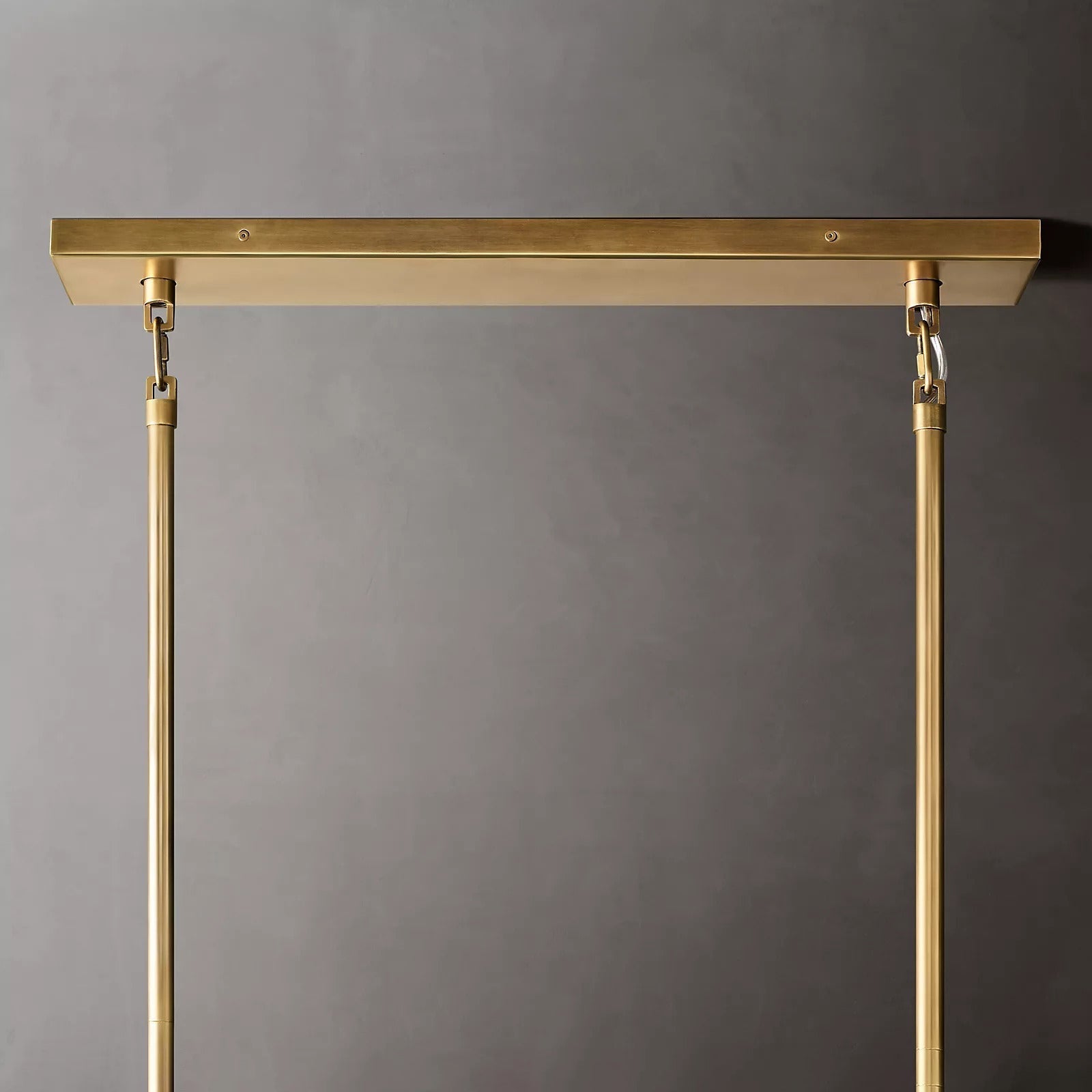 Chara Glass Rectangular Chandelier 54"W-MEET LIGHTING