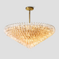 Chiaravalle Glass Tiered Round Chandelier 61"-Meet Lighting