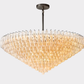 Chiaravalle Glass Tiered Round Chandelier 61"-Meet Lighting