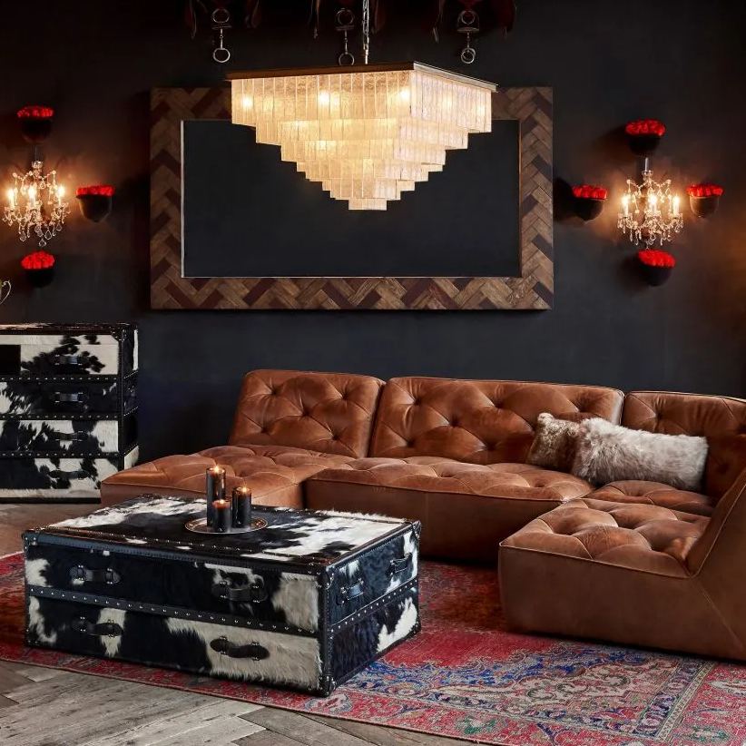 Claire Square Chandelier-MEET LIGHTING