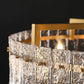 Classic Moire Crystal Round Chandelier-Meet Lighting