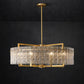 Classic Moire Crystal Round Chandelier-Meet Lighting