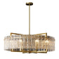 Classic Moire Crystal Round Chandelier-Meet Lighting