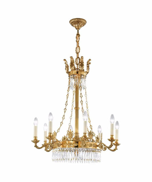 Classical Cheltenham Crystal Glass Chandelier-Meet Lighting