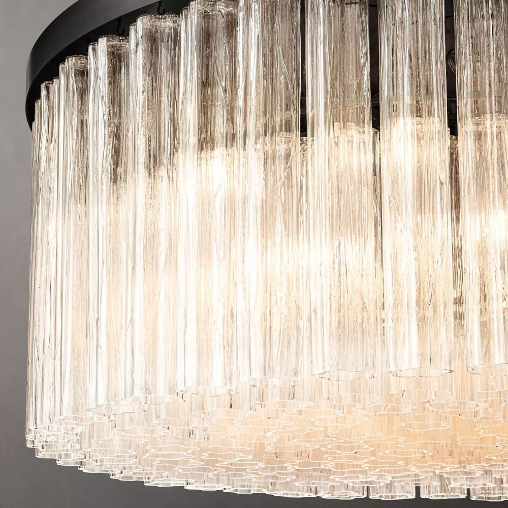 Clele Round Chandelier 48"-MEET LIGHTING