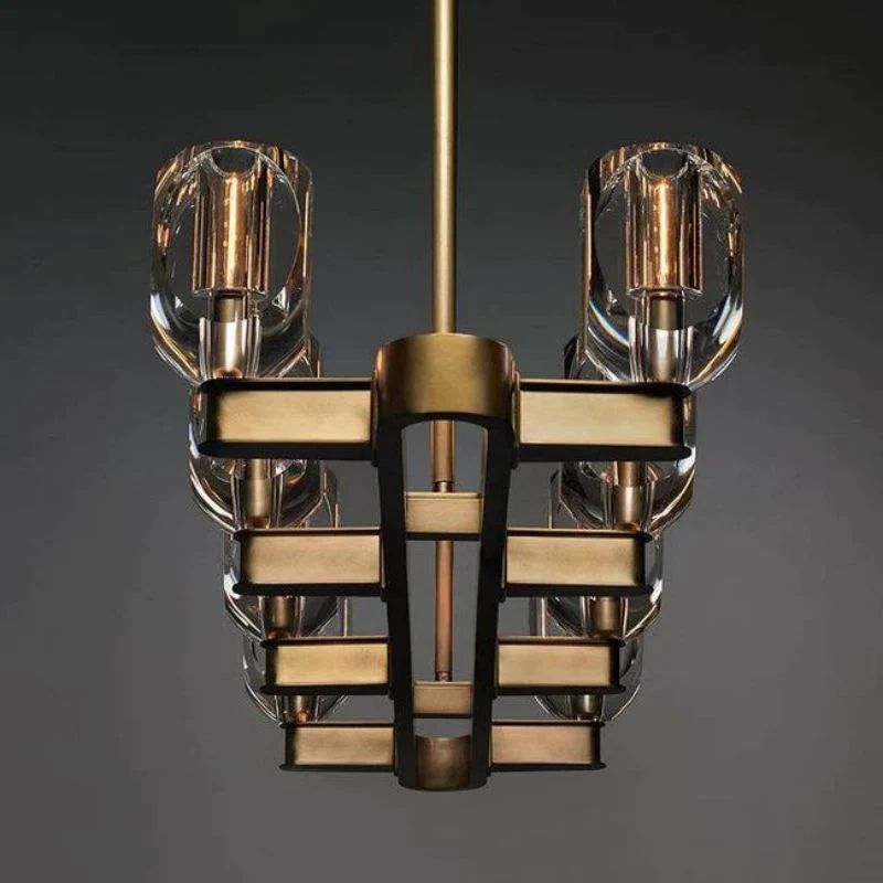 Cono Crystal 8-Lights Dining Pendant-Meet Lighting