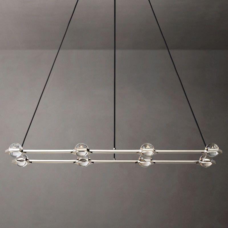 Ecbatant Rectangular Chandelier-MEET LIGHTING