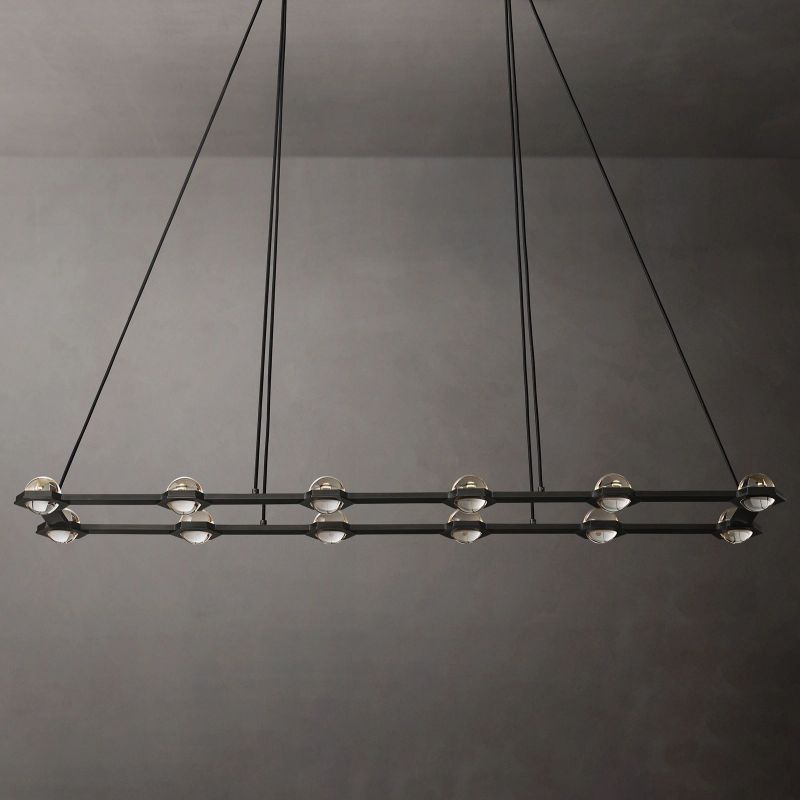 Ecbatant Rectangular Chandelier-MEET LIGHTING