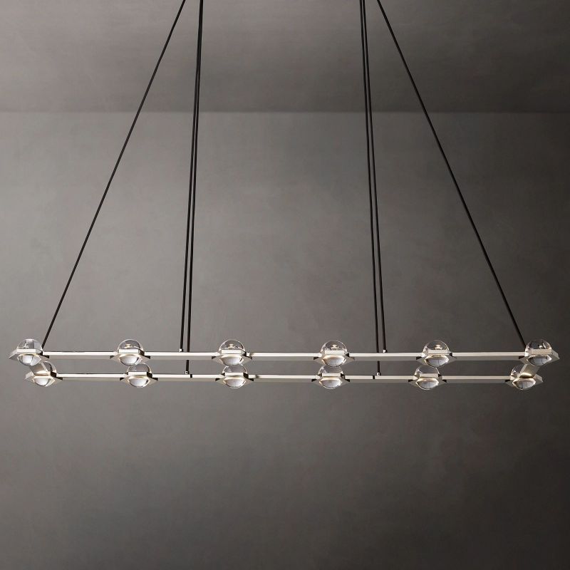 Ecbatant Rectangular Chandelier-MEET LIGHTING