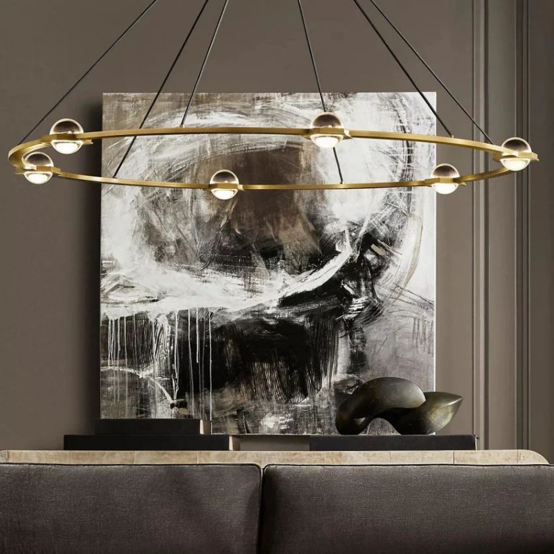 Cosmos Round Chandelier-Meet Lighting