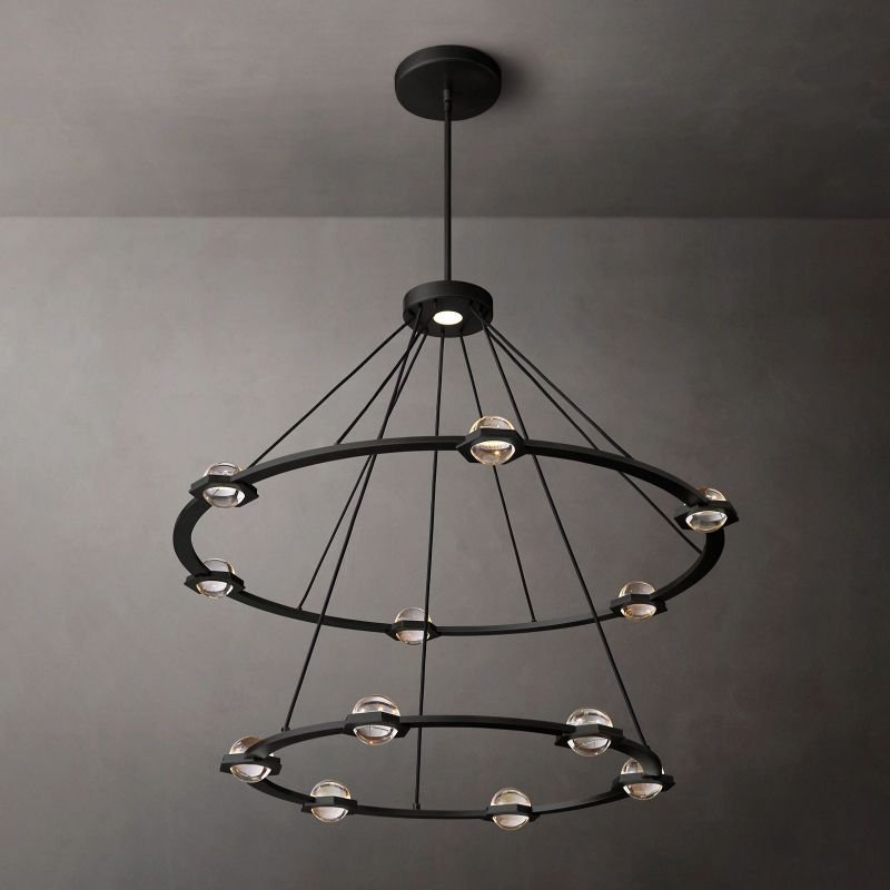 Cosmos Round Chandelier-Meet Lighting