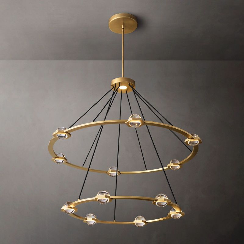 Cosmos Round Chandelier-Meet Lighting